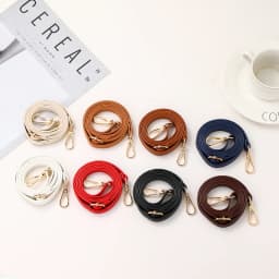 1.2CM Wide Thin Crossbody Shoulder Strap Woman PU Leather Long Belt Replacement Detachable Hand Bag Straps Adjustable Bag Belts