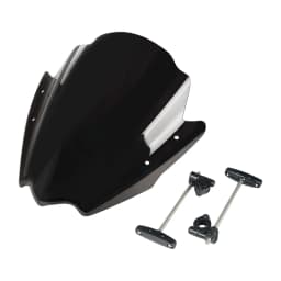 Universal Motorcycle Windshield Fit For 22 - 25mm Handlebar Street Bikes Bracket Heightened Modified Thickened Front WindScreen