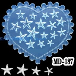 Silicone Nail Art Mold Accessory Molds Various Shape 3D Nail Decorative Mold Silicone Texture for Various Nail Types