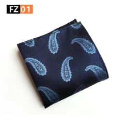Classic Paisley Floral Anchor Handkerchief Silk Satin Mens Hanky Fashion Classic Wedding Party Pocket Square Hanky