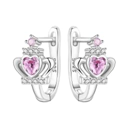 Orstarry S925 Sterling Silver Colorful Wavy Earrings Versatile Hoop Earrings For Women Jewelry Original Party Gifts