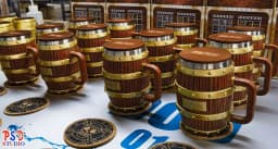 One Piece Barrel Mug Anime Merch Goods Handmade Cup With 304 Stainless Steel Liner Collectible Drinkware Gift For Anime Fans Com