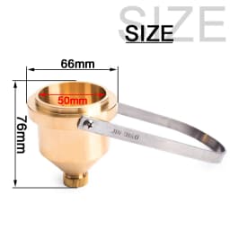1PC Paint Viscosity Cup 4# Dip Type Stainless Steel Viscometer Flow Cup for Paint Finishes Oil
