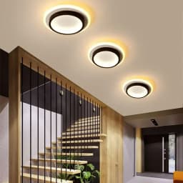 Modern LED Ceiling Light for Corridor Hallway Stairs Aisle Entrance Balcony Small Round Chandelier for Living Dining Bedroom