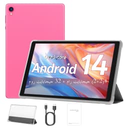 2026 New 10.0-inch Android 14 Tablet (Protective Case Included) ,4GB RAM (2GB + 2GB Expandable), 32GB ROM, Wi-Fi 6, 6000mAh