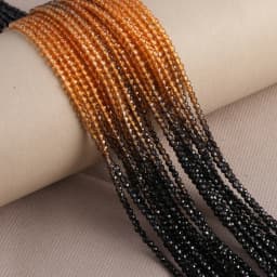 125 Pieces Spinel Bead Crystal Beads Loose Exquisite appearance DIY Jewelry Making Bracelet Necklace Accessories 3mm Length 38cm