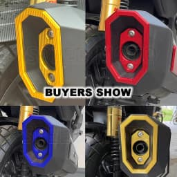 For Honda ADV 350 ADV350 2021-2025 2026 Motorcycle CNC Aluminum Exhaust Hood Decorative Cover Exhaust Tail End Protective Cover
