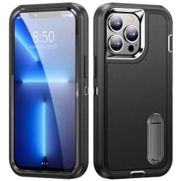 Heavy Armor Shockproof Defend Phone Case For iPhone 11 12 13 14 15 16 17 Pro Max 7 8 Plus SE 2022 Xs XR Plastic TPU Back Cover