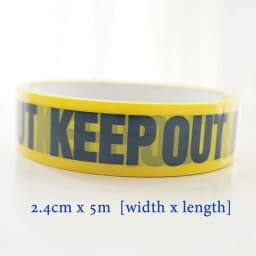 1/Roll 24mm*25m Warning Tape Danger Caution Fragile Barrier Remind DIY Sticker Work Safety Adhesive Tapes For Mall Store School