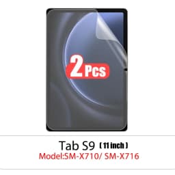 2pcs Pet Screen Protector For Samsung Galaxy Tab S7 Fe S9 Fe A9 Plus S6 Lite S7 S8 S9 A8 Plus Protective Clear Film No Glass