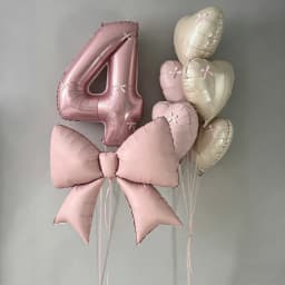 40inch Pink Foil Number Balloon Set (Optional 18inch Heart Balloons) Paired with Pink Valentine's Day/Birthday/Anniversary Party Decorations, Christmas Accessories, Themed Balloons, Retro Chrome Balloons, Balloons for Birthdays, Reusable Balloon Flowers, Personalized Balloons, Holiday Decorations, Elegant Party Decorations, Reusable Decorations, Premium Balloon Set, Gift Shopper, Party Organizer, Christmas Decorations
