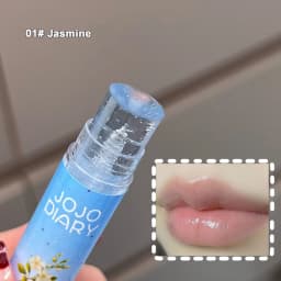 Jasmine Flower Hydrating Lip Balm Coconut Grape Apple Fruity Fresh Moisturizing Cream Anti Dryness Nourish Lip Care Jelly Gel