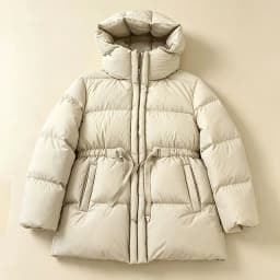 Schinteon Women White Down Jacket with Hood Solid Color Thick Warm Autumn Winter Outwear Parka Drawstring Coat 2026 New Fashion