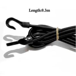 1m/1.5m/2m Heavy Duty Elastic Bungee Shock Cord Strap Stretch Plastic Hook Car Luggage Tent Kayak Boat Canoe Bikes Rope Tie