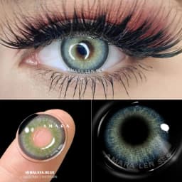 AMARA Colored Lenses Eyes 1Pair Yearly Colored Contact Lens For Eyes Beauty Contact Lenses Eye Cosmetic Color Lens Eye Makeup