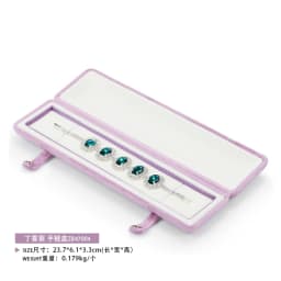 High Grade Double Open Jewelry Box Velvet Engagement Ring Box Wedding Ring Necklace Earring Gift Boxes Organizers Storage