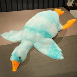 50-190cm Large Brown Hug Stuffed Animal Duck Kawaii Giant Goose Plush Toy Sleeping Pillow Big Soft Doll Party Gift for Boy Girls