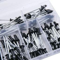 120PCS/box M2.4 M3 M3.2 M4 black pull nail open aluminum core rivet decoration nail pull rivet