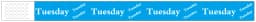 100pcs Count Daily Identification Bracelets Disposiable Tickets Admission Paper Tyvek Wristbands For VIP/ Monday/Saturday