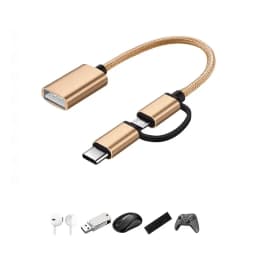 Type-C OTG  Cable Adapter USB to Type C Adapter Connector for Xiaomi Samsung S20 Huawei OTG Data Cable Converter for MacBook Pro