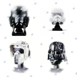 MOC Creative store 2026 NEW  3D  The Mandalorian Darth Vader Luke Skywalker TIE Fighter Building Blocks Bricks Christmas Gifts