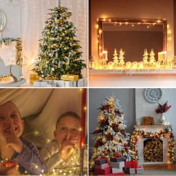 EU Power Supply LED Copper Wire Fairy Lights String 10/20/30/50M Holiday Party Home Decoration Lamp For Christmas Garden Decor