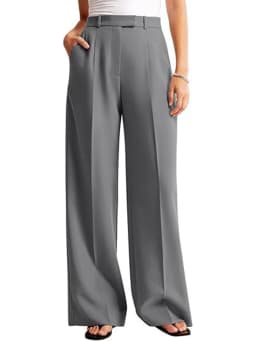 Aoaiiys Solid Suit Pants Women Simple Classic Straight Wide Leg Pants Office Lady High Waisted Trousers Spring Summer 2026 New