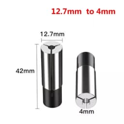 1/2" 1/4" 1/8" Collet Adaptor Shank Reducer Bit CNC Spindle Router 4/6/8/10mm Drill Bits Spindle Milling Cutter Collet Sleeve