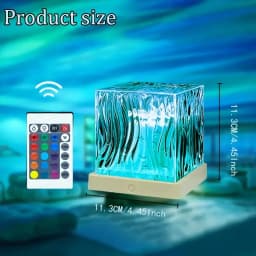 16-Color Northern Lights LED Projector Light Remote USB Powered for Bedroom Living Room and Party Decor Office Parties Weddings