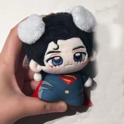 2026 New Anime Superman Clark Kent Plush Batman Bruce Wayne Plush Pendant Doll Classic Hero Plushie Movie Peripherals Fans Gift