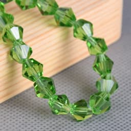 2mm 3mm 4mm 6mm 8mm Bicone Faceted Crystal Glass Loose Spacer Beads Wholesale Lot For Jewelry Making DIY Crafts Findings