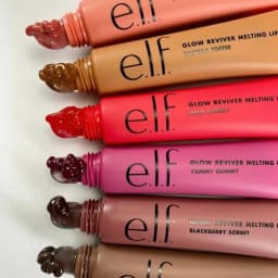 E.l.f Squeeze Me More Lip Balm Duo Lip Gloss Two Tone Set with 3 Combinations Mango-Watermelon Bubblegum-Cherry Mint-Chocolate