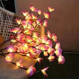 1PC Phalaenopsis Tree Light Decoration String Lights Battery Operated Fairy Light For Home Bedroom Room Party Wedding Decoration