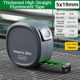 New Tape Measure Self-locking Steel Tape 5/10m Portable Woodworking Measure Gauging Tools Retractable High Precision Meter Ruler
