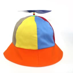 New Custom Logo Parent Child Cotton Helicopter Propeller Bucket Cap Outdoor Unisex Color Matching Sun Protection Fisherman Hat