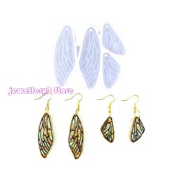 C9GF Earrings Pendant Mold Resin Epoxy Silicone Mold Jewelry Casting DIY Crafts