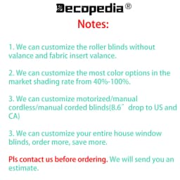 Decopedia Roller Blinds for Windows Motorized Cordless Smart Window Blinds Blackout Roller Day and Night Curtain for Living Room