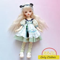 Cute GG Series Pretty Personalized Clothes for 30 cm 1/6 Bjd Byte Doll DIY Dress Up Clothing Skirt Casual Suit Socks Accessories