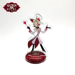 Hot Anime Acrylic Stand 15cm Hell Boss Blitzø/Loona hazbin hotel Tabletop Decorations Exquisite Christmas gift birthday present