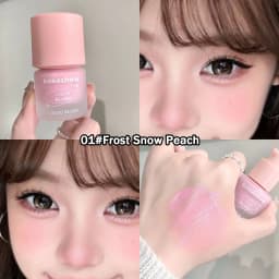 Vitality Six Colors Liquid Blush Moisturizing Watery Long-Lasting Makeup Easy to Smudge Cheek Rouge For Natural Flawless Look