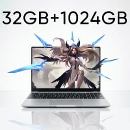 New Ultra Slim 15.6 Inch Laptop Intel Core I3-6100U 32GB RAM 2TB SSD 1920*1080 FHD Display Windows 11 Pro Office Study Computer