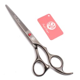 Purple Dragon Dog Grooming Scissors 6.5" 7" Stainless Up Curved Scissors Professional Pet Shears Chunker Thinning Scissors Z3002