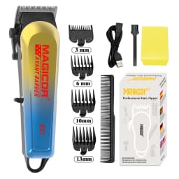 Magicful Professional Hair Clipper Lithium Battery USB Chargeable Trimmer LED Display Home Man Beard Shaver Hair Cutting Machine