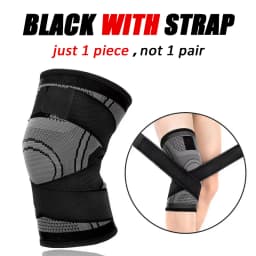 1pc Unisex Knee Support Sleeves, Suitable for Running, Hiking, Outdoor Fitness, Cycling, Breathable Sports Knee Support