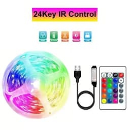 USB LED Strip Lights APP Control Color Changing 5050 RGB LED Light Flexible Lamp Tape for Room Decoration TV Backlight Diode
