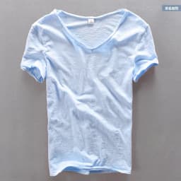 Men's Cotton T-Shirts Solid Short Sleeve Breathable T Shirt Man Fashion Tops Summer Short Sleeve Tees Man Clothes TS-193