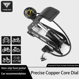 TOSUOD Foot Pump High Pressure Bicycle Pump Universal Foot Pedal Air Pump With Hose Quick Connect For All Vehicle Tires