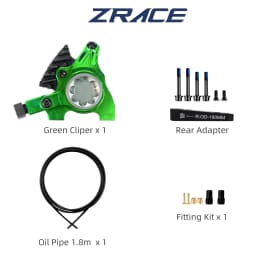 ZRACE M1 XG Flat Mount Brake for Flat Bar Gravel / BMX Raceing,Full CNC Lightweight, Front and Rear Flat Handler Bar Gravel