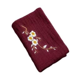 Durable Cotton Tea Cloth Embroidery Easy To Clean Cleaning Rag Lightweight Water Uptake Cotton and Linen Tea Towels