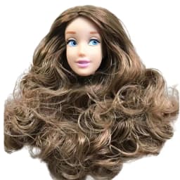 Lovely Princess Bald Head DIY Planting Long Soft Hair Doll Head Belle Snow white Baby Girl Favorite Princess Doll Part